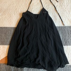 flowy black top